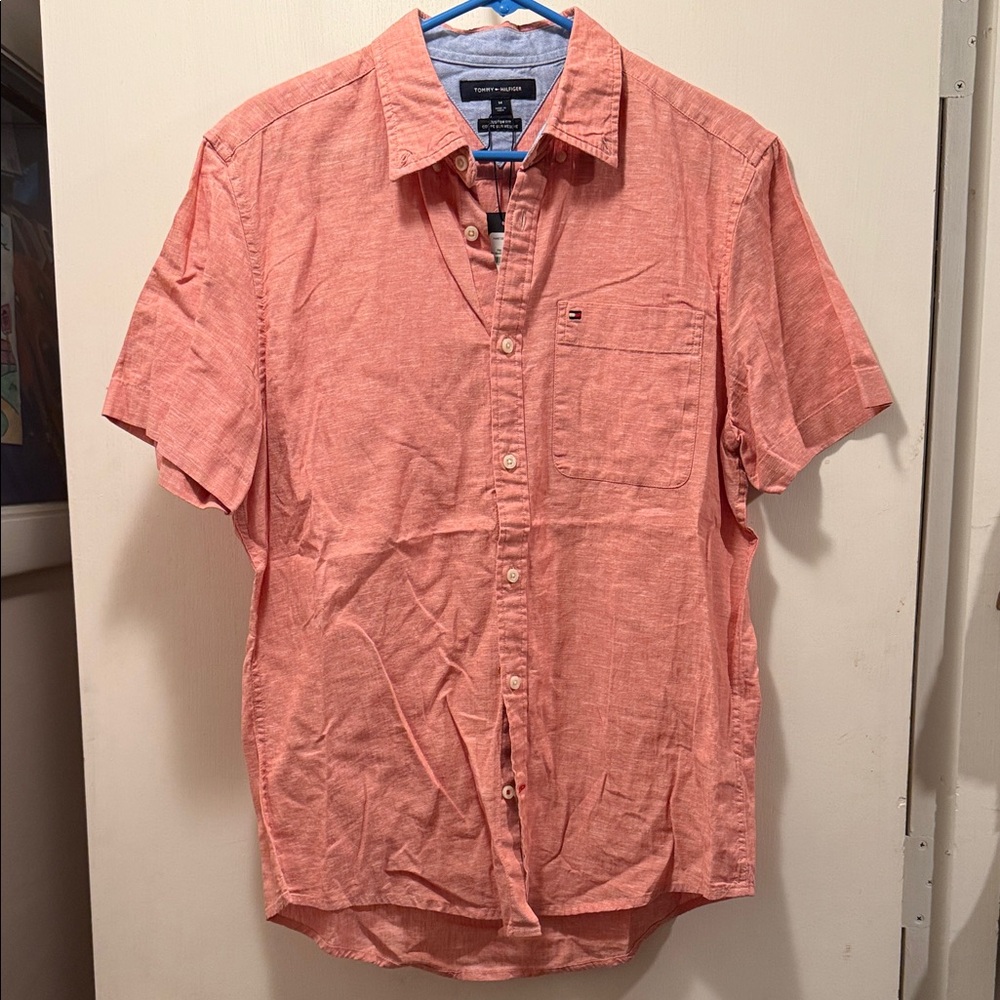 Men’s Tommy Hilfiger Button Up Casual Tee